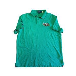Polo Ralph Lauren Classic Fit Triple-Pony Mesh Polo Shirt